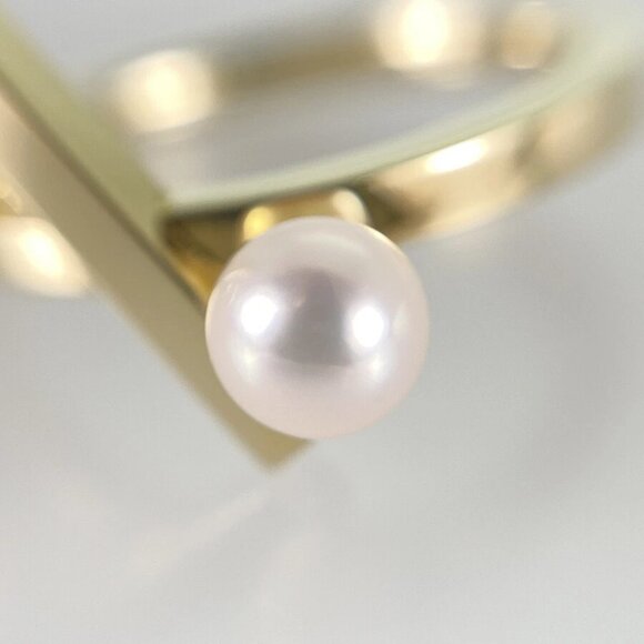 TASAKI Balance cross Yellow gold Pearl Ring - Picture 9 of 16